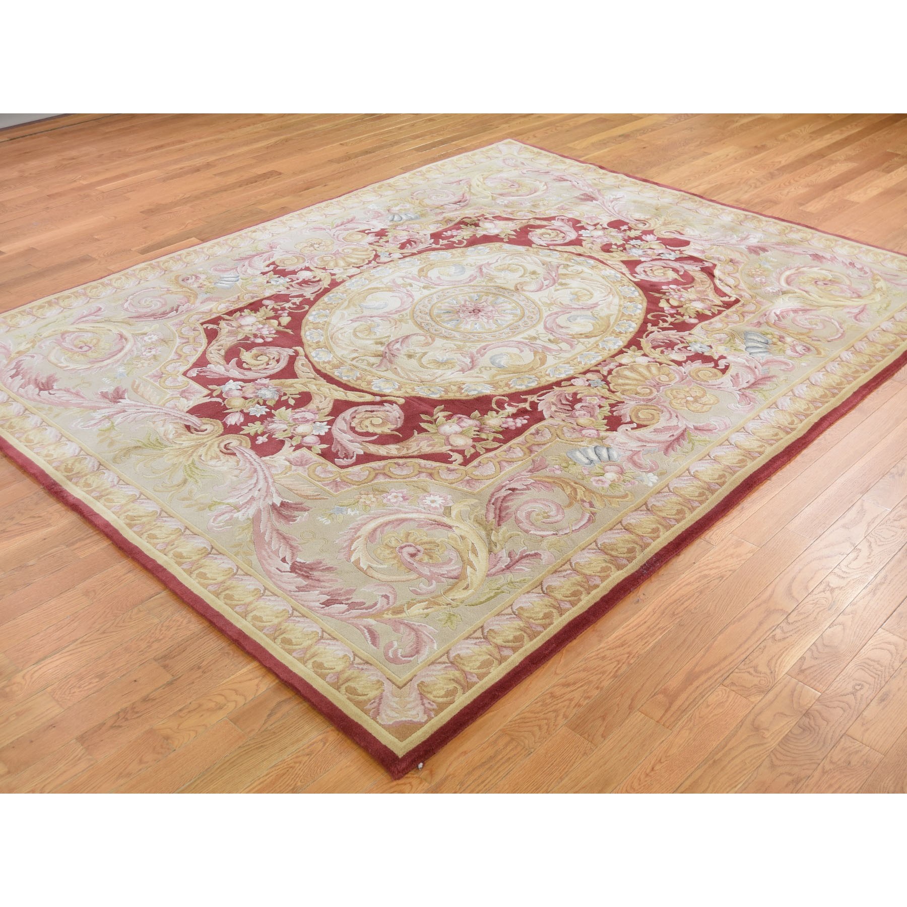 Traditional Wool Hand-Knotted Area Rug 8'0